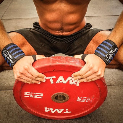 WOD Nation Wrist Wraps for Weightlifting & Strength Training – Professional Gym Straps w/Thumb Loop for Men & Women