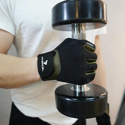 ATERCEL Workout Gloves for Men and Women, Exercise Gloves for Weight Lifting, Cycling, Gym, Training, Breathable and Snug fit