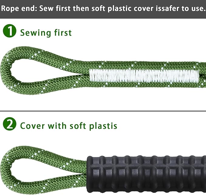 Heavy Duty Tree Swing Ropes, Hammock Tree Straps Hanging Kit, for Outdoor Swings Hammock Playground Set Accessories (6.75ft,81",Green,1Pack)