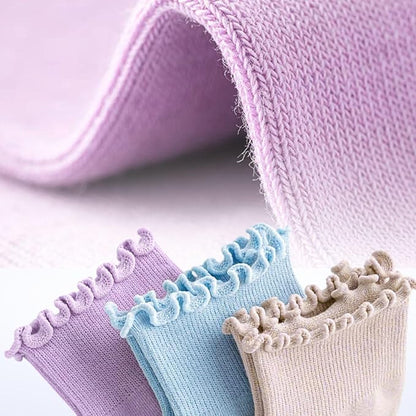 3/6 Pairs Cute Pilates Socks with Grips,Yoga Socks Barre Sock Non Slip Embroidery for Barre Ballet Barefoot Workout