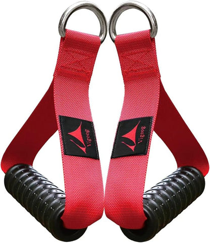 Heavy Duty Gym Workout Handles Attachment for Cable Machine,Resistance Band,Pulley System Home Exercise Equipment, Compatible with Bowflex,Total and Smith, Comfortable and Stronger Grip
