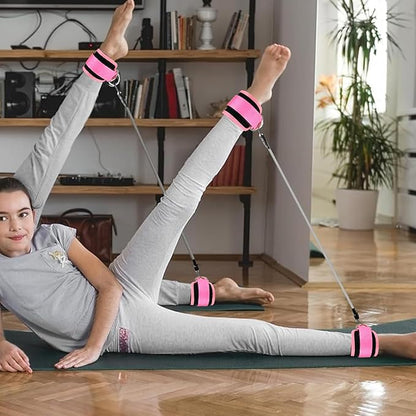 Ankle Straps for Cable Machines Cable Kick Back Ankle Straps Kickback Ankle Strap Ankle Resistance Bands Glute Kickback Ankle Strap for Glute Workouts Leg Extensions Gym