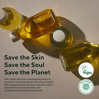 AROMATICA Serene Body Oil Lavender & Marjoram Essential Oil, Aromatherapy Oil, Scented Body Oil, After Shower Natural Oil for Women, Non-Greasy Body Serum, Body Moisturizer for Dry Skin (3.38 fl. oz)