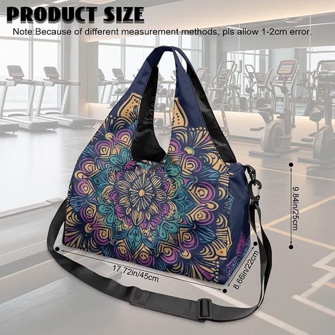 Yoga Mat Bag for Women Men Large Carryall Tote with Adjustable Shoulder Strap for Gym Yoga Travel Pilates Office