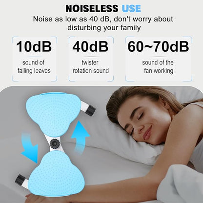 Waist Twisting Machine, Noiseless Ab Twist Board, 260 lbs Capacity, Twist Exercise Machine Home Gym Fitness Tool for Women Slim Waist and Core Ab Exercise