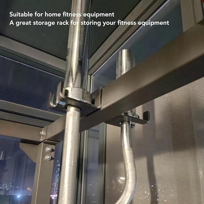 Vertical Barbell Holder, Home Gym Equipment, Space Saving Commercial Accessory