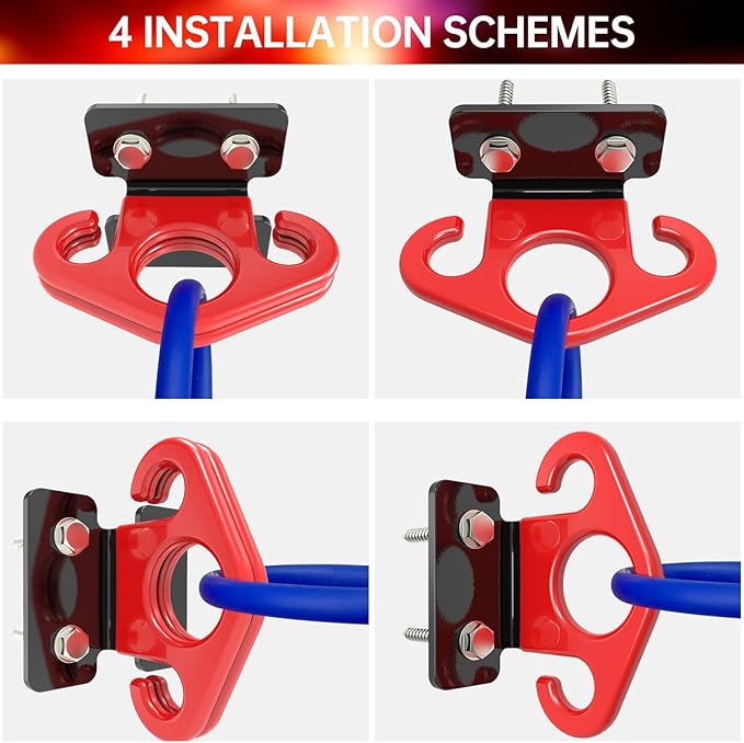 Resistance Band Wall Anchors, Wall Mounted Modular Hooking Platform, Workout Wall Mount Anchor, Training Anchor Mounted Hook Exercise Station for Home Gym Workouts,Yoga,Fitness,Strength Training