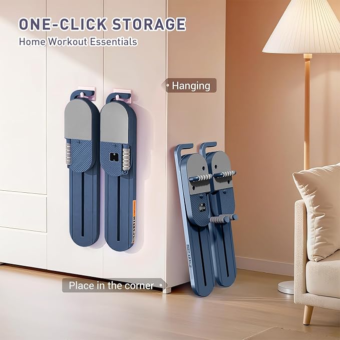 2025 Upgrated Pilates Board, Portable Pilates Reformer with Two Groups Resistance Band and Counter, Multi-Function Abdominal Pilates Board for Home, Suitable for Full-Body Workouts