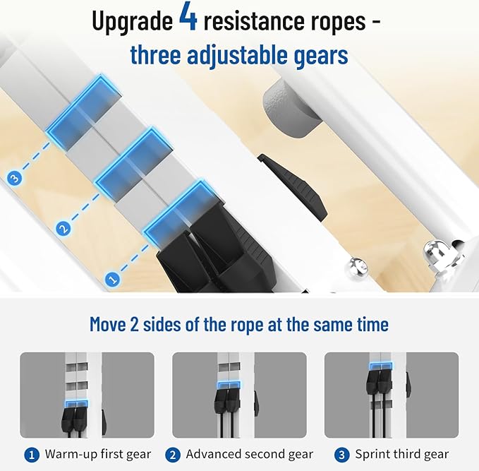 Stair Stepper for Home Gym,Folding Vertical Climber Cardio Exercise Machine,Stair Climber for Full Body Workout with Adjustable Handlebar for Women & Men