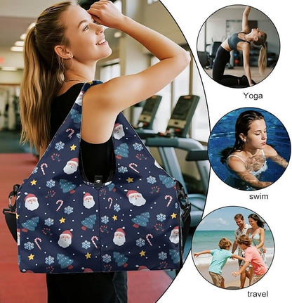 Yoga Mat Bag for Women Men Large Carryall Tote with Adjustable Shoulder Strap for Gym Yoga Travel Pilates Office