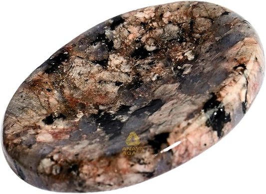 Que Sera Worry Stones – Crystal Thumb Worry Stone for Anguish, Stress – Relaxing & Soothing Balance Stones for Meditation, Relief – Healing Stones & Crystals for Men, Women
