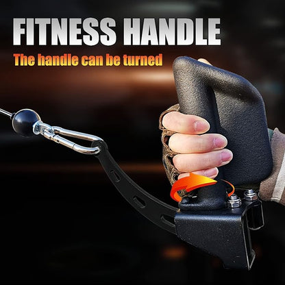 KORIKAHM Adjustable Lat Pull down Bar, Cable Machine Attachments for Gym, Home Gym Fitness T-bar Row Pulldown Attachments, Lat Pull Down Machine Wide Grip Neutral Grip Handle