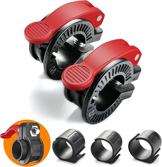 Mini Pro Barbell Clips 1 inch I Multi-Size Adjustable Barbell Collar I 1 inch Barbell ClampsIQuick Release Weight Clips Pair of Locking for Dumbbell Bar