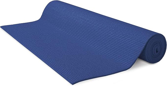 Bean Products Yoga Mat for Exercise - Non Slip Thick Comfortable Workout Floor Mat for Adults and Kids - Eco Friendly Foldable Yoga Mat for Yoga, Pilates, Gym and Stretching