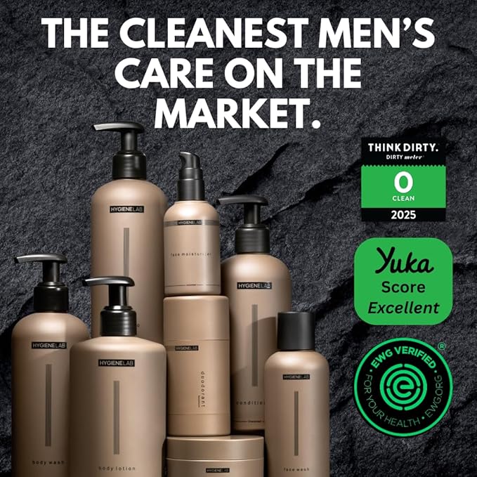 Men's Hair Gel - EWG Verified, Strong Hold, Matte Finish, Weightless Texture, Sandalwood Scent, Non-Toxic Clean Formula, Suitable for All Hair Types