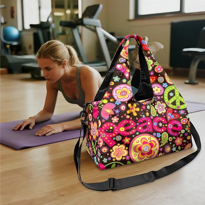 Yoga Mat Bag for Women Men Large Carryall Tote with Adjustable Shoulder Strap for Gym Yoga Travel Pilates Office