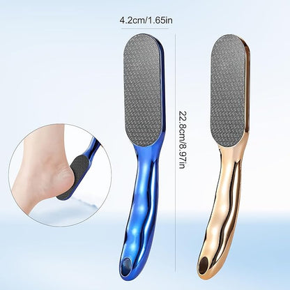 Veinsgrain Foot File, Nano Glass Foot File, Hard Skin Remover Nano-Glass Feet File, Professional Foot Care Tools, Pedicure Tool for Smooth Feet -Blue
