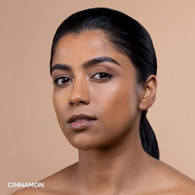 OFIR Skin Satin Medium Coverage Foundation | Buildable, Non-Creasing Finish | Vegan, Cruelty-Free, Paraben-Free Makeup | Blue Light Protection | 1 FL OZ (Cinnamon - Medium Deep Cool)