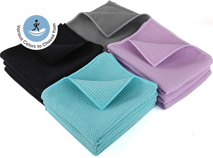 Microfiber Gym Towels 3 Pack, Quick-Drying Yoga Towels for Sport, Workout Equipment, Home and Gym, 16 Inches x 27.5 Inches