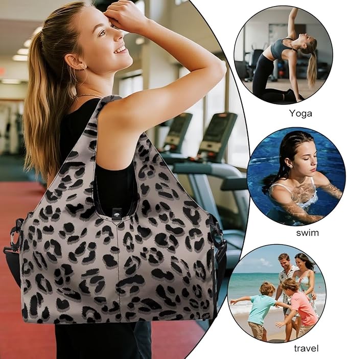 Yoga Mat Bag for Women Men Large Carryall Tote with Adjustable Shoulder Strap for Gym Yoga Travel Pilates Office