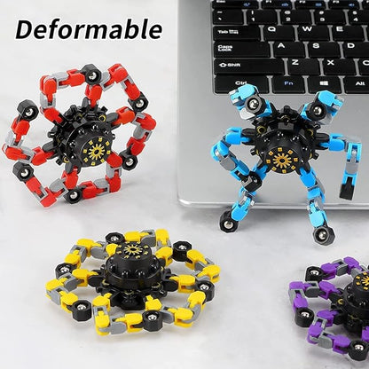 Transformable Fidget Spinners 36-Pack – Sensory Toys for Kids & Adults with ADHD, Autism, Anxiety Relief