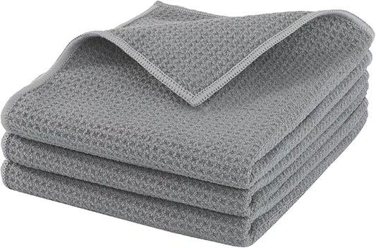 Microfiber Gym Towels 3 Pack, Quick-Drying Yoga Towels for Sport, Workout Equipment, Home and Gym, 16 Inches x 27.5 Inches
