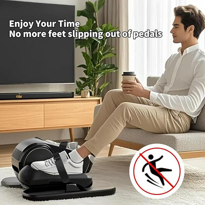 Ellipse Leg Exerciser Machine Pedal Straps 4-Pack - Leg Strap for Under Desk Elliptical Machine, Non-Slip Durable Pedal Straps for Seniors Home Fitness & Physical Therapy