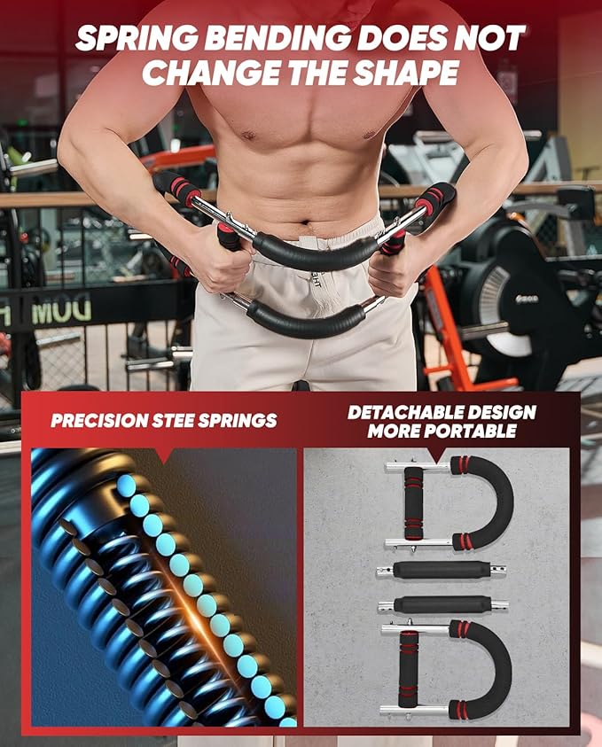Twister Arm Trainer,PowerTwist Arm Trainer,Home Workout Equipment,Upper Body Strength Training Machine,Detachable Design,Fitness Anywhere