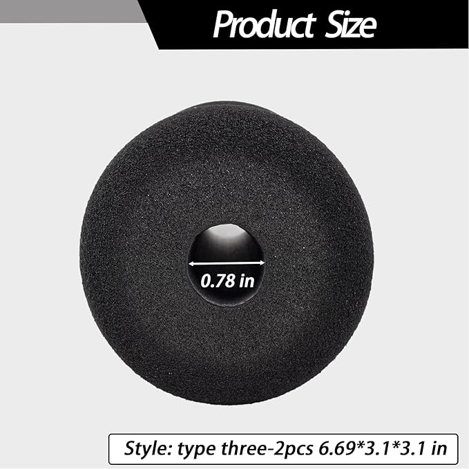 Protective Pads Cushion (6.69 * 3.1 * 3.1 in), Sponge Rollers for for Exercise Equipment Workout Machine-Sit ups, Barbell Bench