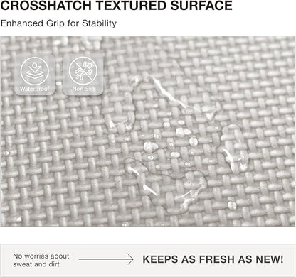 AIRHOP 12x12In Thick 18 Tiles Gym Floor Mat, High-Density EVA Foam Puzzle Gym Mat, Interlocking Foam Floor Tiles for Home Gym Exercise Equipment, Play Workout Garage Kitchen Flooring