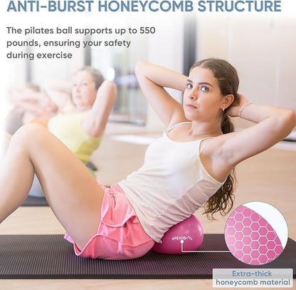 APEXUP Yoga Ball Exercise Ball Anti Slip Heavy Duty for Fitness, Balance & Core Workout