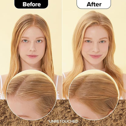 I DEW CARE Tap Secret Dry Shampoo Powder with Biotin - Tap Secret Blonde | Strengthening & Volumizing, Powder Type, Refillable, Travel size, Non-aerosol, Brunette, Korean Ginseng 0.24 Oz