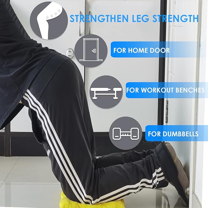 Nordic Strap for Bench – Nordic Curl Strap Hamstring for Strength Training, Leg Exercise | Hamstring Machine Alternative