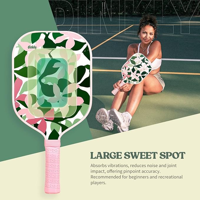 Pickleball Paddles Set of 2/4- USAPA Approved Graphite/Fiberglass Pickleball Racket, 2 Pickleball Rackets, 4 Balls and 1 Portable Carry Bag, Aesthetic Pickle Ball Set for Men Women Beginners