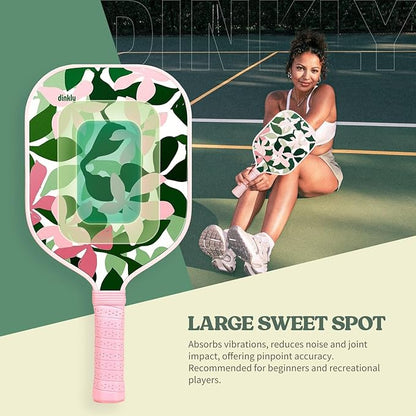 Pickleball Paddles Set of 2/4- USAPA Approved Graphite/Fiberglass Pickleball Racket, 2 Pickleball Rackets, 4 Balls and 1 Portable Carry Bag, Aesthetic Pickle Ball Set for Men Women Beginners