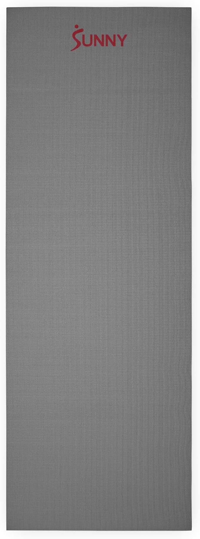 Sunny Health & Fitness Non-Slip Yoga Mat – Durable, Anti-Tear, Lightweight, Cushioned Support for Yoga, Pilates, Stretching Exercises, Meditation and Floor Workouts | Multiple Sizes & Colors