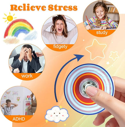40Pcs Funny Sensory Fidget Toys for Spinner Mini,Birthday Gifts Goodie Bag Stuffers Party Favors Supplies for Kids Boys Girls Teens Adults Anxiety ADHD Stress Relief,Treasure Box Toy Classroom Prizes