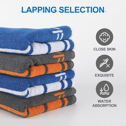 Smart Fitness Towel with Zippered Pocket - Gym Towel for Men & Women - Multifunctional Exercise Towel - Quick Dry Sweat Towel for Workout, Yoga, Tennis, Sports & More (Gray, Pack of 1)