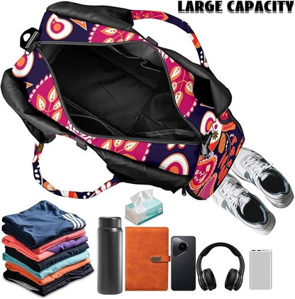 Yoga Mat Bag for Women Men Large Carryall Tote with Adjustable Shoulder Strap for Gym Yoga Travel Pilates Office