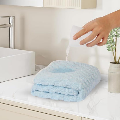 Luxury Microfiber Bath Towels 4-Pack | 8X Absorbent Quick-Dry 27.5x55in (70x140cm) | Ultra Lightweight & Hypoallergenic for Spa, Gym, Travel | Super Soft Bath Sheets Set, 4 Colors