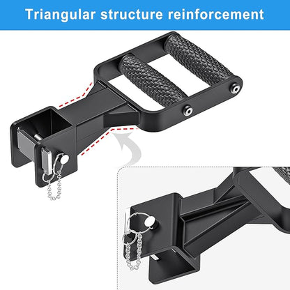 Kipika Y-Shaped Dip Bar for Power Cage with 5/8" or 1" Hole - Dip Bar Attachments for Home Gym - Heavy Duty Power Rack Attachments - Squat Rack Accessories for Strength Training