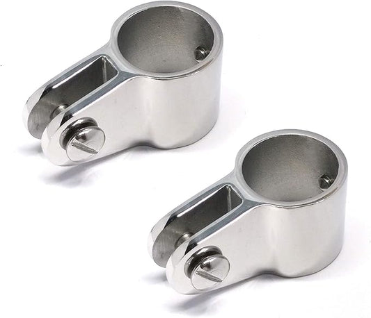 keehui Pair of Marine Grade 316 SS 1-1/4"I.D.Bimini Top Jaw Slide Boat Hardware Fitting for 1-1/4" (32mm) Round Tube