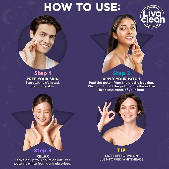 Livaclean 240 CT Star Pimple Patches for Face + 330 CT Acne Patches w/Tea Tree Oil, Salicylic Acid | Hydrocolloid Acne Patch | Cute Star Pimple Patch for Healing Hydrocolloid Patch Zit Stickers