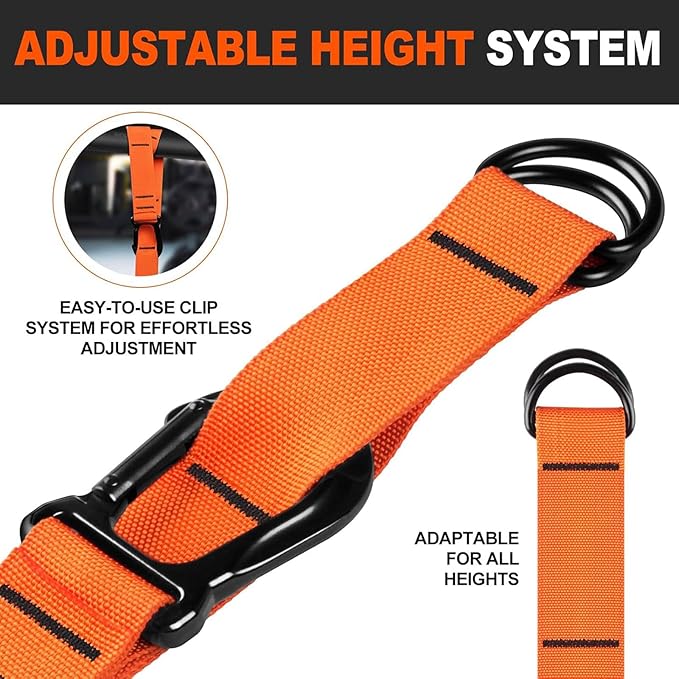 Adjustable Heavy Duty Pull Up Assistance Bands with Fabric Feet and Knee Rest - Pull Up Resistance Bands for Men, Women, and Seniors - Perfect for Dip and Resistance Strength Training Glamflex
