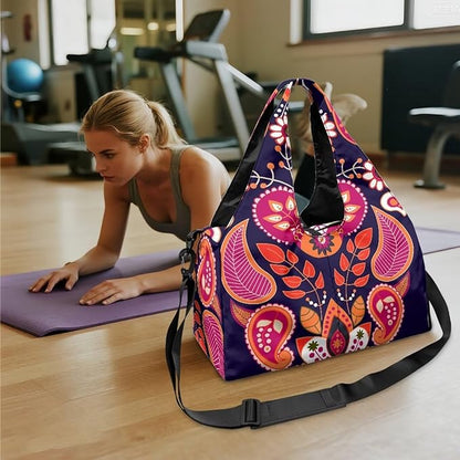 Yoga Mat Bag for Women Men Large Carryall Tote with Adjustable Shoulder Strap for Gym Yoga Travel Pilates Office