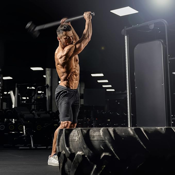 Philosophy Gym Fitness Hammer, 25 LB - Steel Hammer for Strength Training