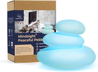 Mindsight 'Breathing Buddha' Guided Visual Meditation Tool for Mindfulness | Slow Your Breathing & Calm Your Mind for Stress & Anxiety Relief | Perfect for Adults & Kids | Relaxing Self Care Gift