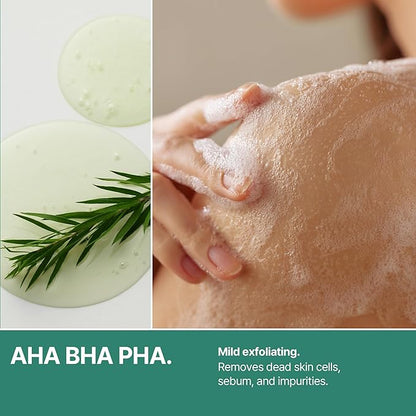 SOME BY MI AHA BHA PHA 30 Days Miracle Acne Clear Body Cleanser – 13.5oz, 400ml – Daily Exfoliating Tea Tree & Salicylic Acid Acne Body Wash – Deep Cleanses Sebum, Oil & Impurities – Korean Skin Care