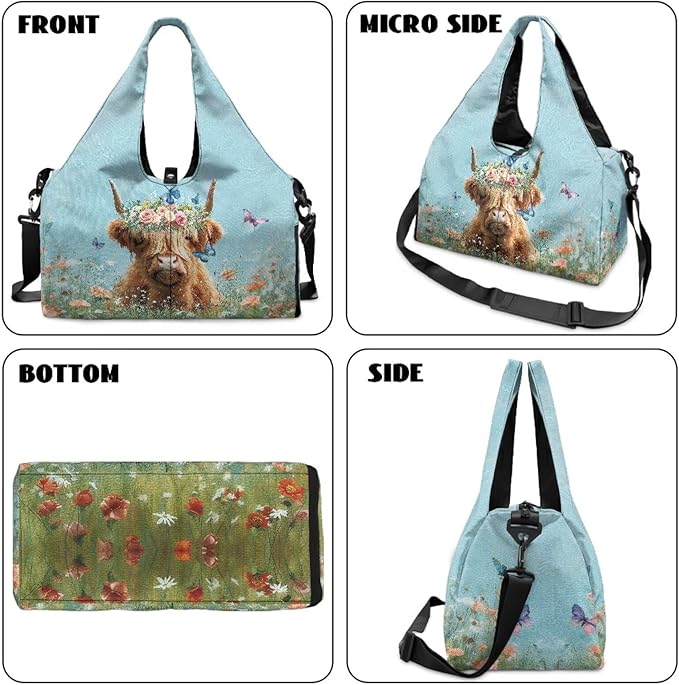 Yoga Mat Bag for Women Men Large Carryall Tote with Adjustable Shoulder Strap for Gym Yoga Travel Pilates Office