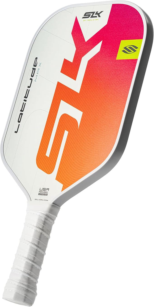 SLK Latitude 2.0 Pickleball Paddle | G4 Graphite Pickleball Paddle Face | Rev-Core+ Technology with SpinFlex Surface | Redesigned for Performance and Control